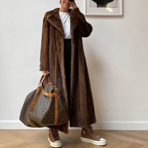 Steen & Wright Furriers Jackets & Blazers - Genuine Mink Long Fur Coat